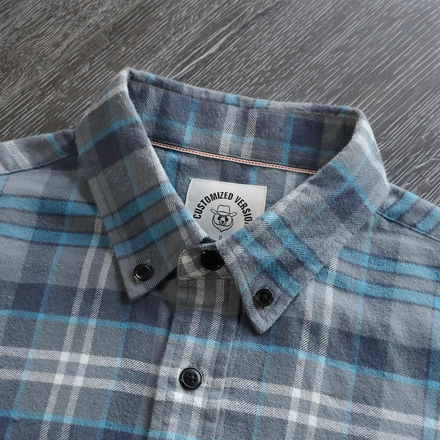 Detalle de Dubinik Flanellhemd für Herren, 6 oz