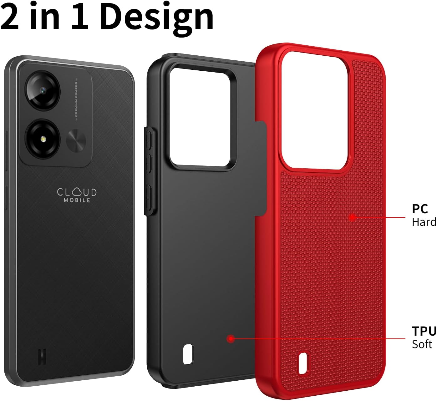 Thumbnail 3 de Aulzaju Phone Case for Cloud Mobile Stratus C8 Prime