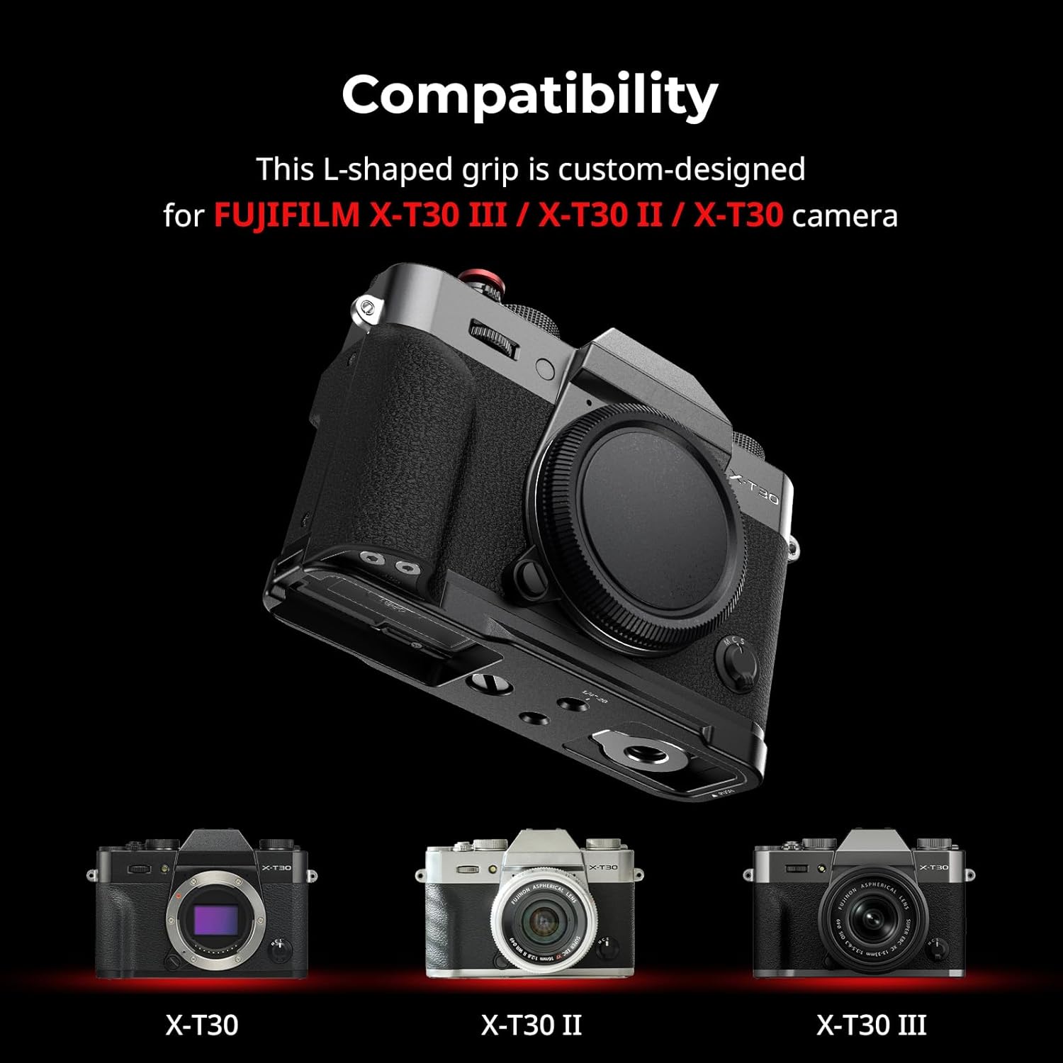 Thumbnail 1 de SMALLRIG Impugnatura L per FUJIFILM X-T30 III