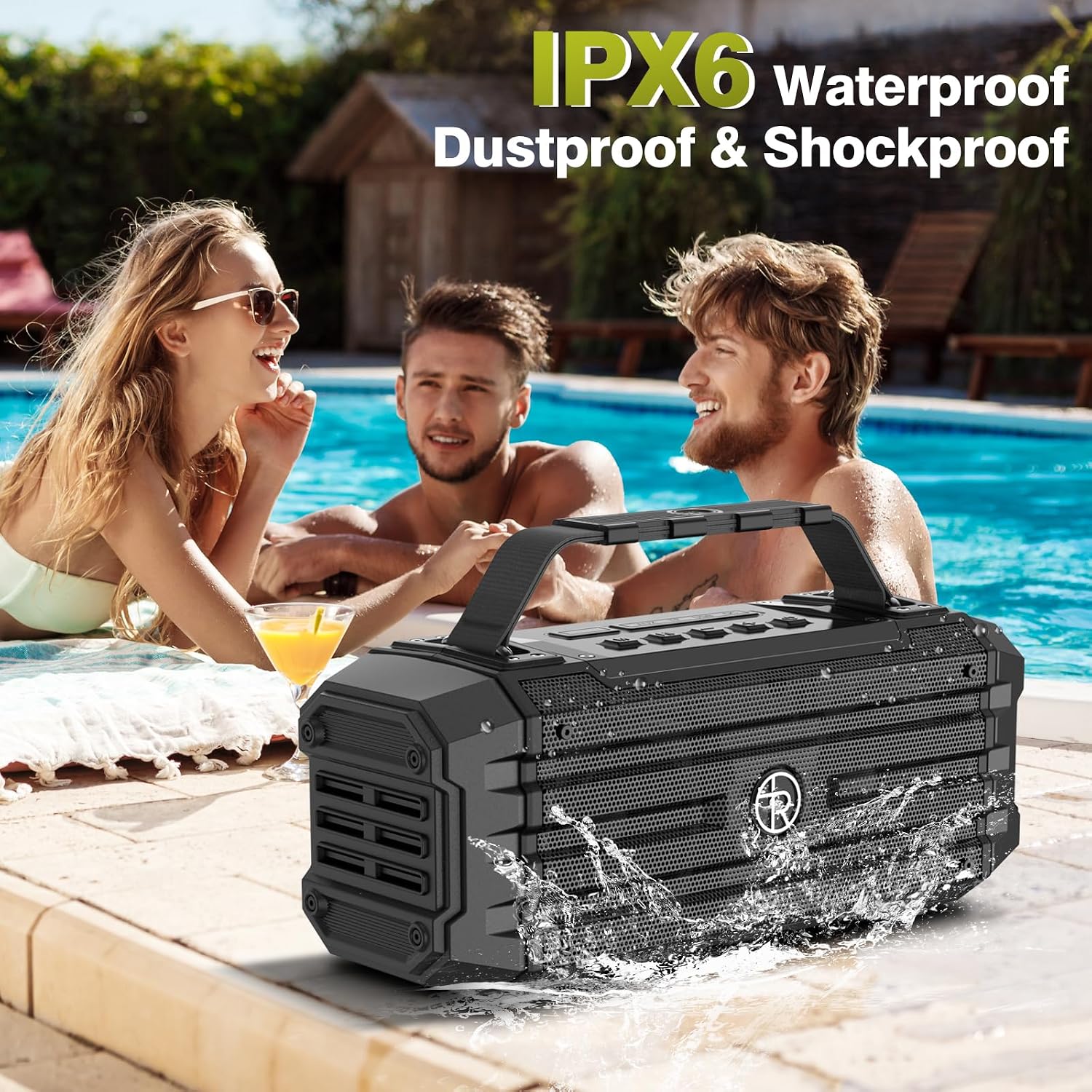 Thumbnail 2 de Tragbarer Bluetooth-Lautsprecher 120 W Peak