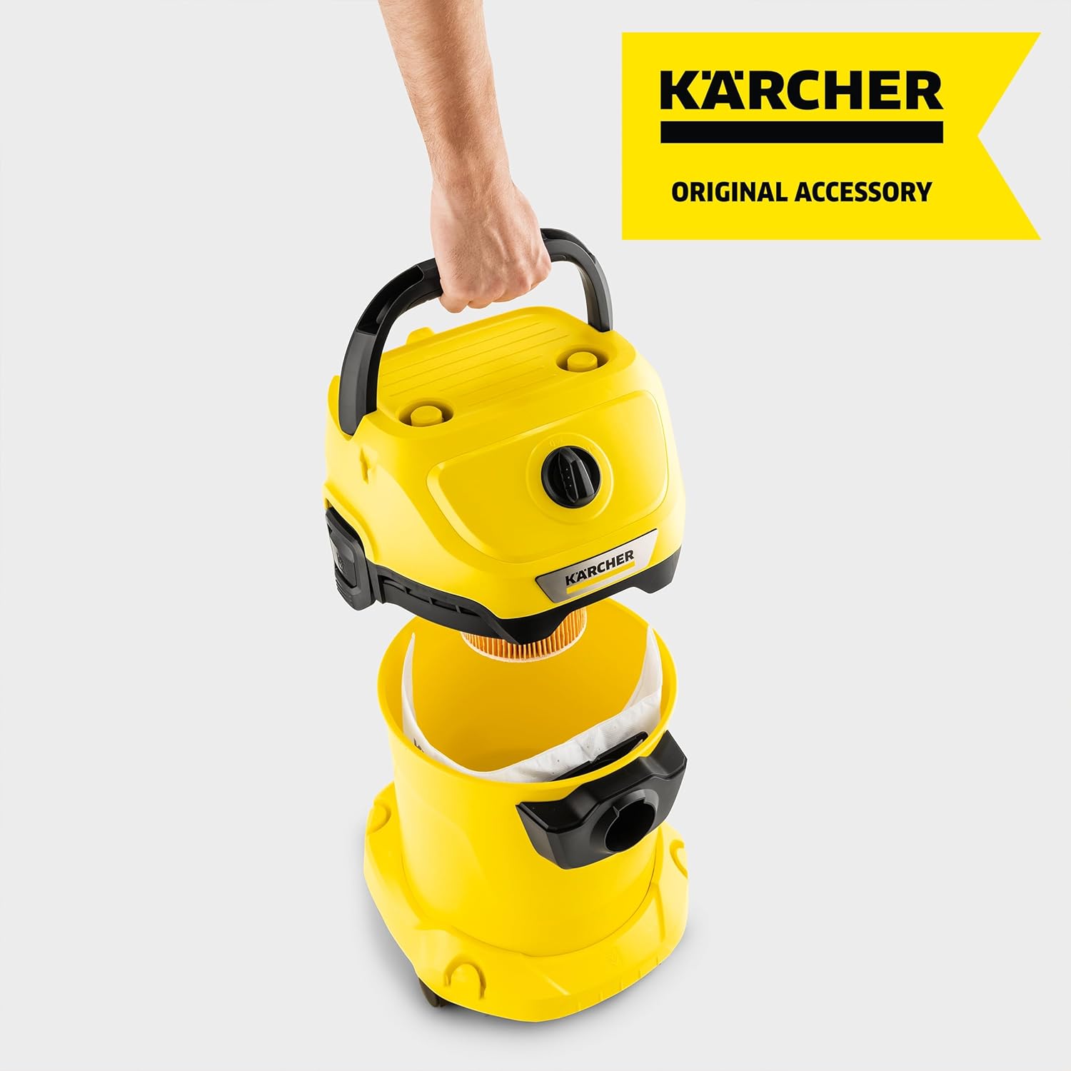 Thumbnail 3 de Kärcher Sachet Filtre Ouate Nouvelle Gamme KWD1, KWD2, KWD3, WD2 Plus, WD3 — Paquet de 4