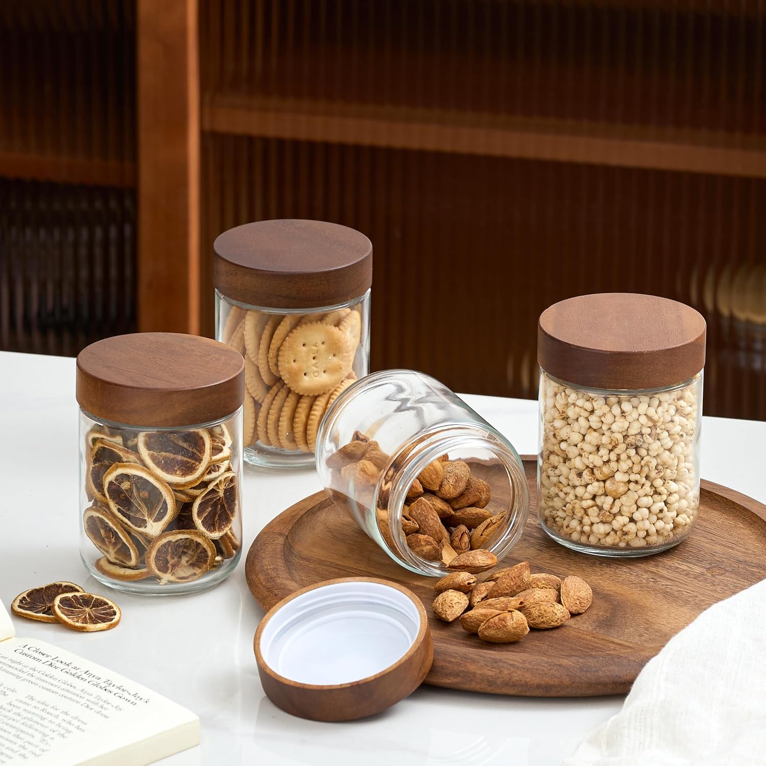 Thumbnail 6 de Danmu 16 oz Overnight Oats Containers with Lids