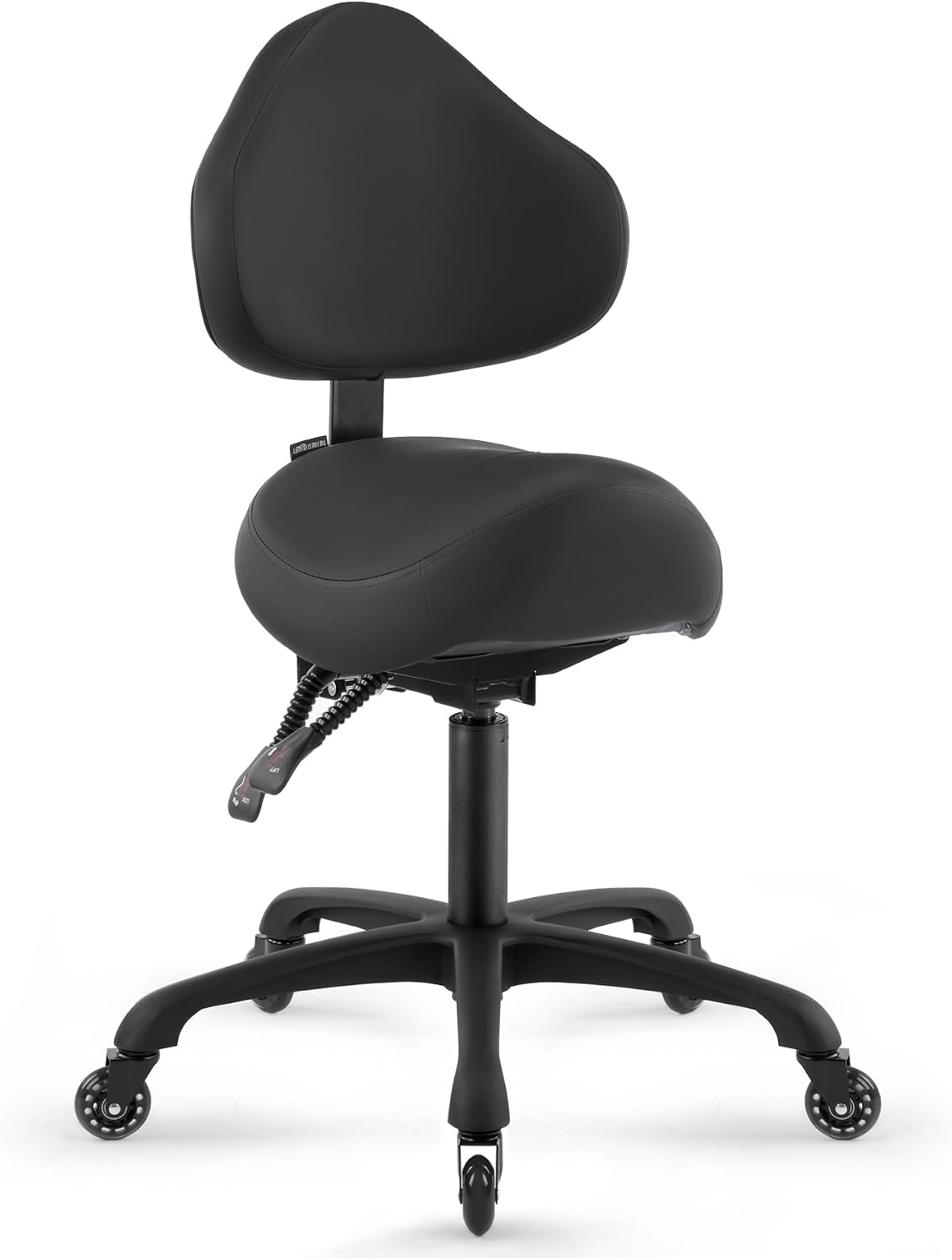 Detalle de DR.LOMILOMI 510 KOA Saddle Chair 500 lb