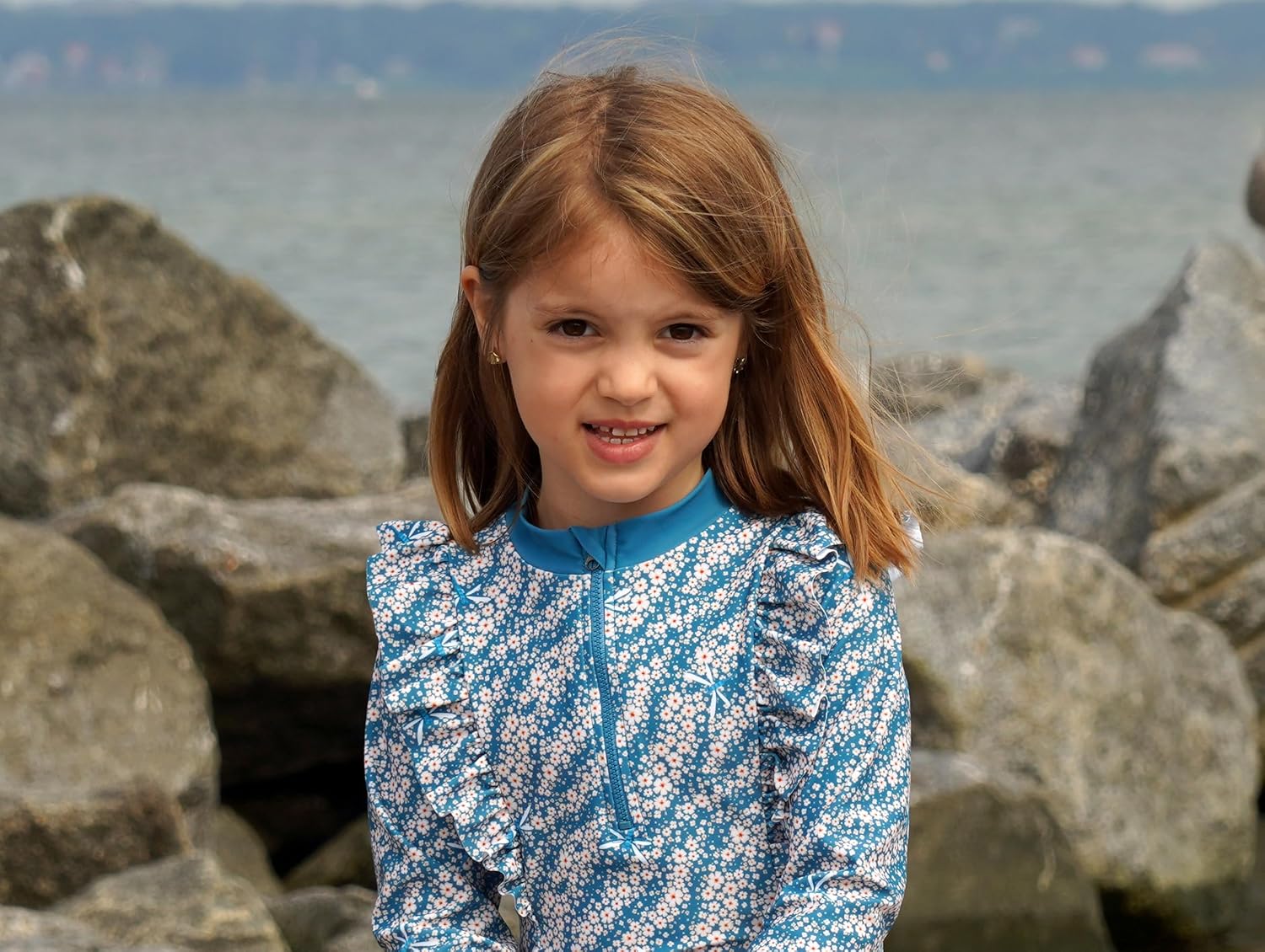 Detalle de Play Shoes Zweiteiler Lang Set di Rash Guard per Bambine e Ragazze – UV 50+
