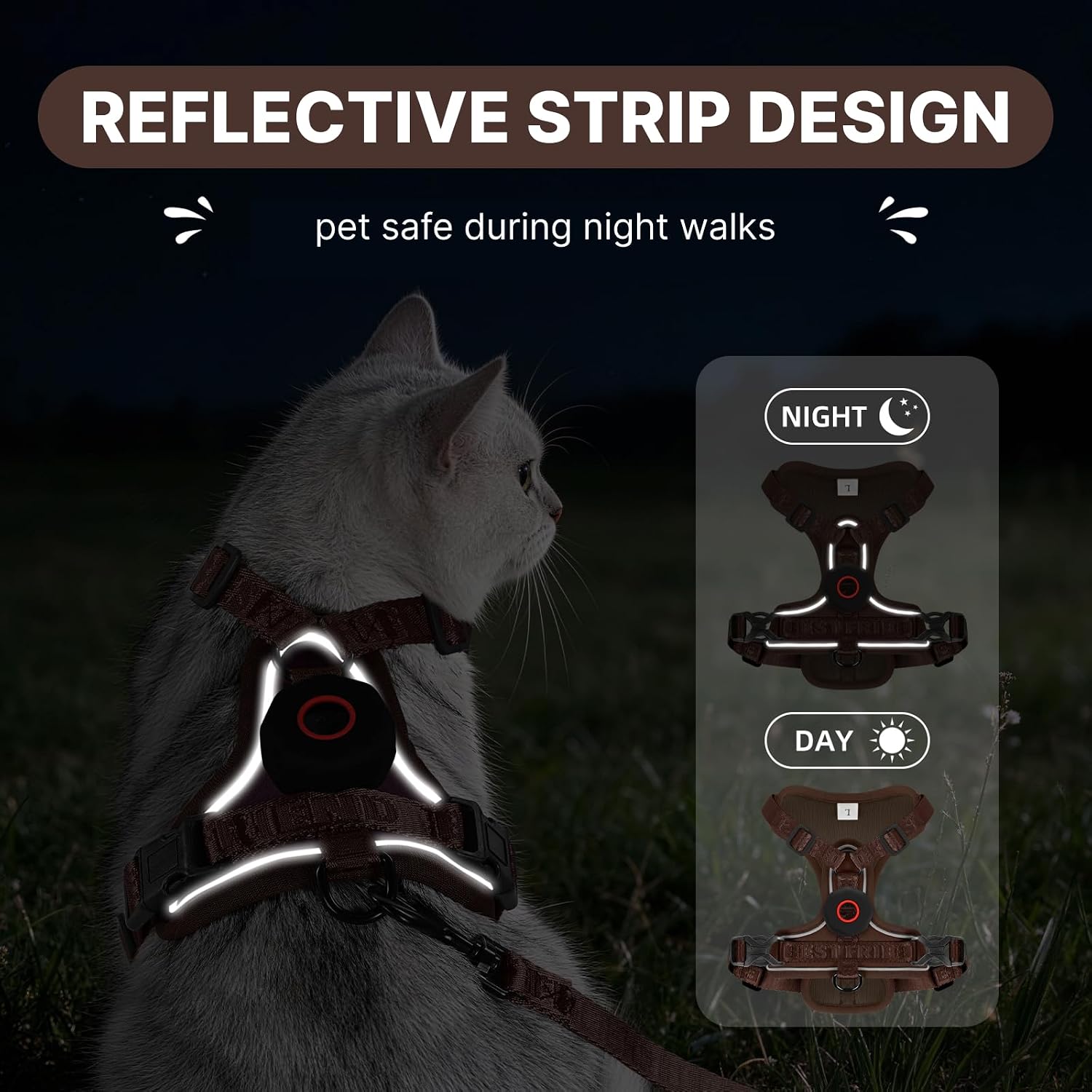 Thumbnail 3 de Cat Harness and Leash Set, XL