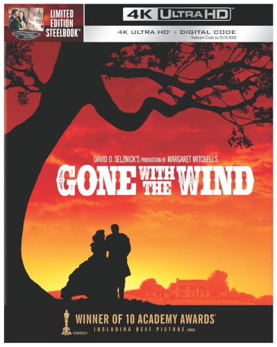 Detalle de Gone with the Wind (4KUHD + Digital/Steelbook) — Limited Edition Steelbook by Warner Bros