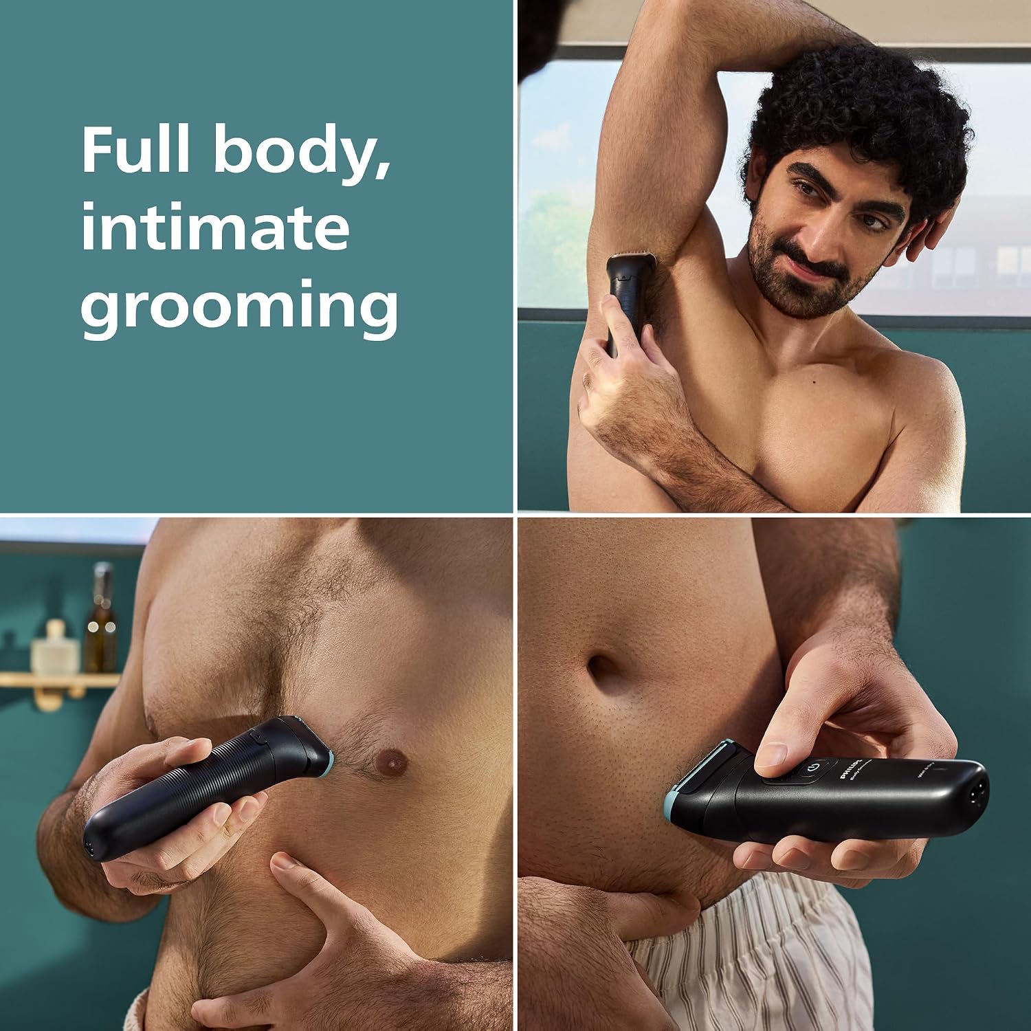 Detalle de Philips Body Groomer 5000 Series BG5470/15: Practical wet/dry body grooming with Triple Protect system