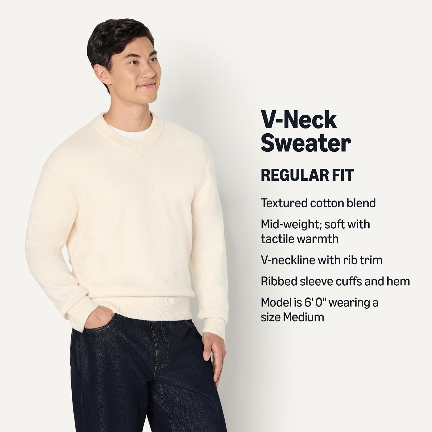 Thumbnail 4 de Amazon Essentials Men's Regular-Fit V-Neck Sweater