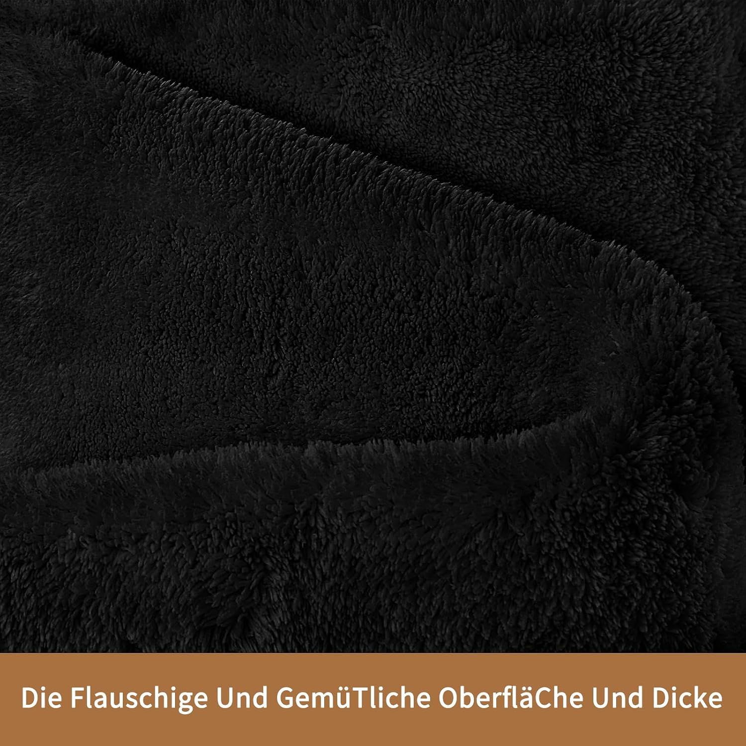 Detalle de Sour Lemon Teppich für Wohnzimmer & Kinderzimmer 120x160 cm, Schwarz – kurzflorig, waschbar und rutschhemmend