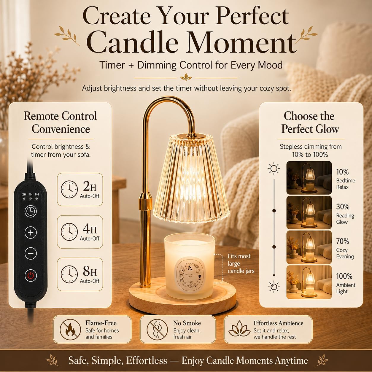Detalle 2 de Funistree Candle Warmer Lamp with Dimmer 1