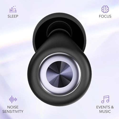 Detalle 2 de Taopodo Ear Plugs for Sleeping – 45dB Noise Reduction, Ultra-Soft, Reusable & Washable (XS–L) with Case