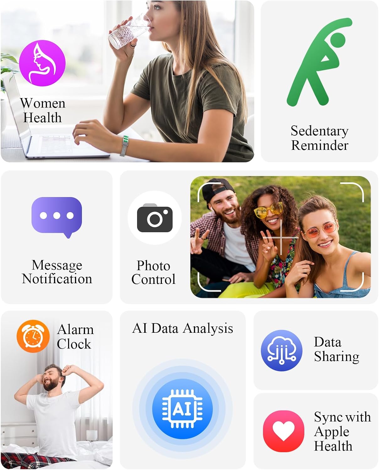 Thumbnail 6 de Smart Bracelet 170+ sport modes fitness tracker