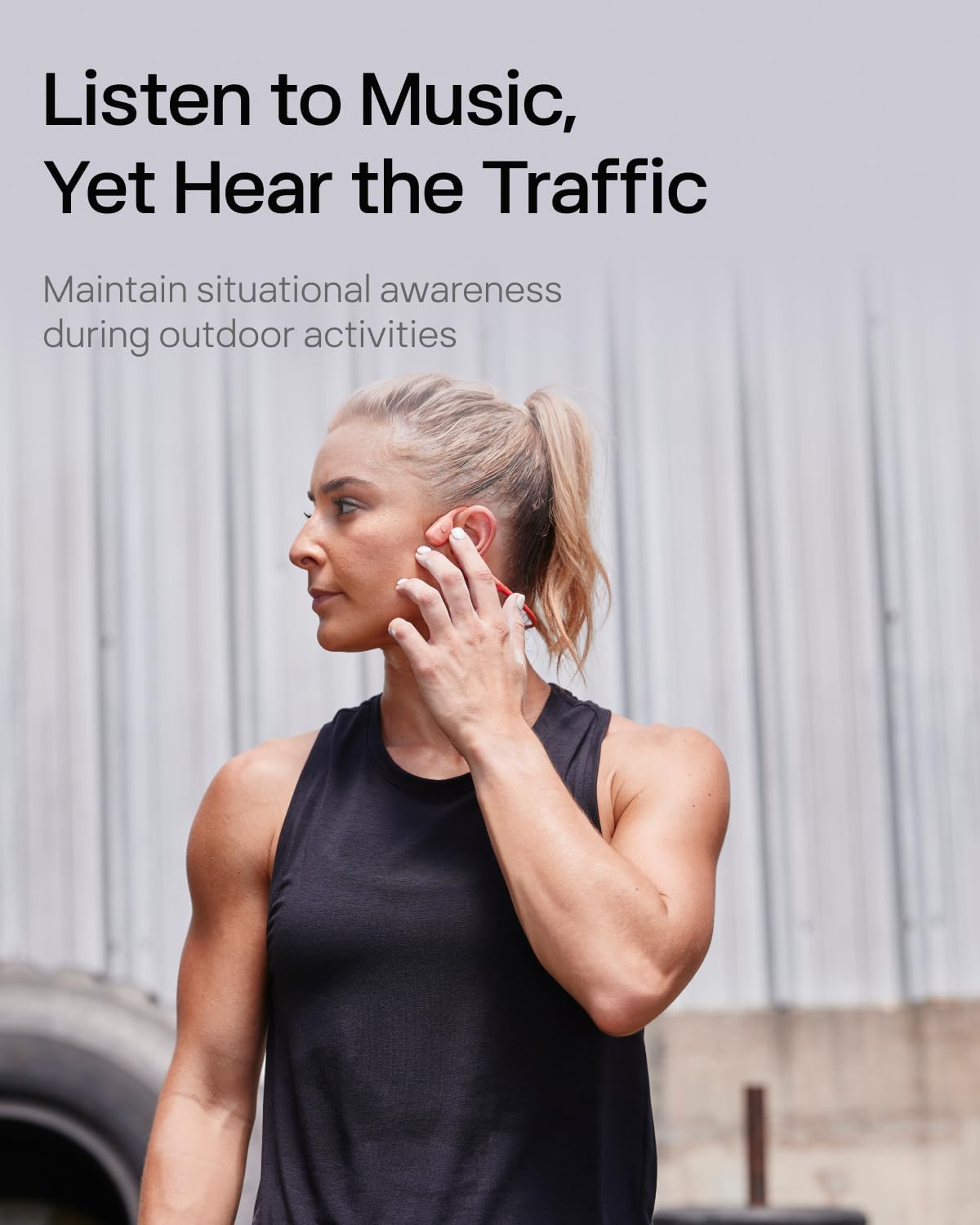 Detalle 2 de SHOKZ Bone Conduction Headphones OpenRun Pro