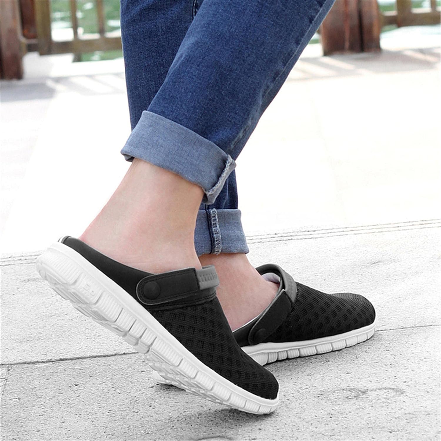 Detalle de SAGUARO Unisex Zoccoli Sandali Sabbia Traspiranti 36-48
