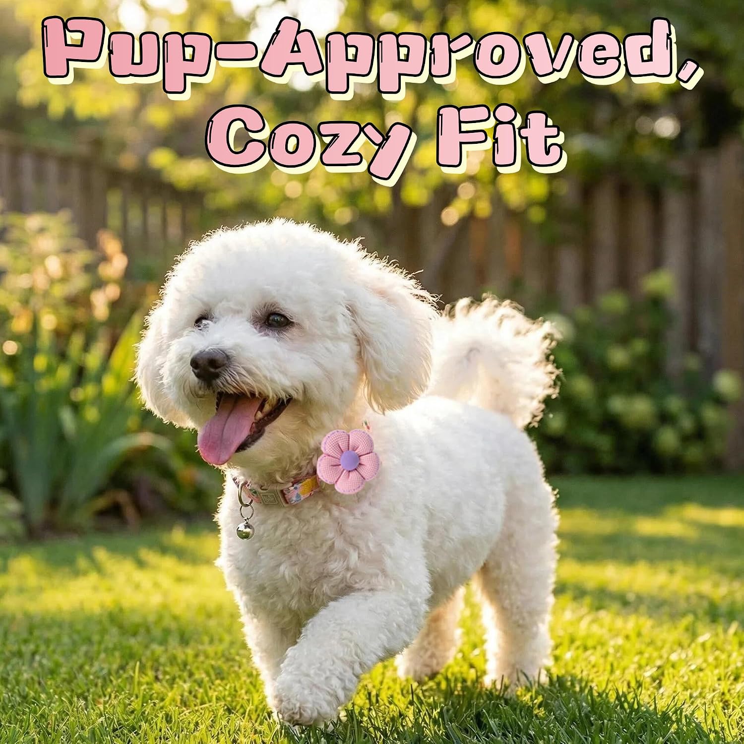 Thumbnail 5 de Dog collar with bell, fabric