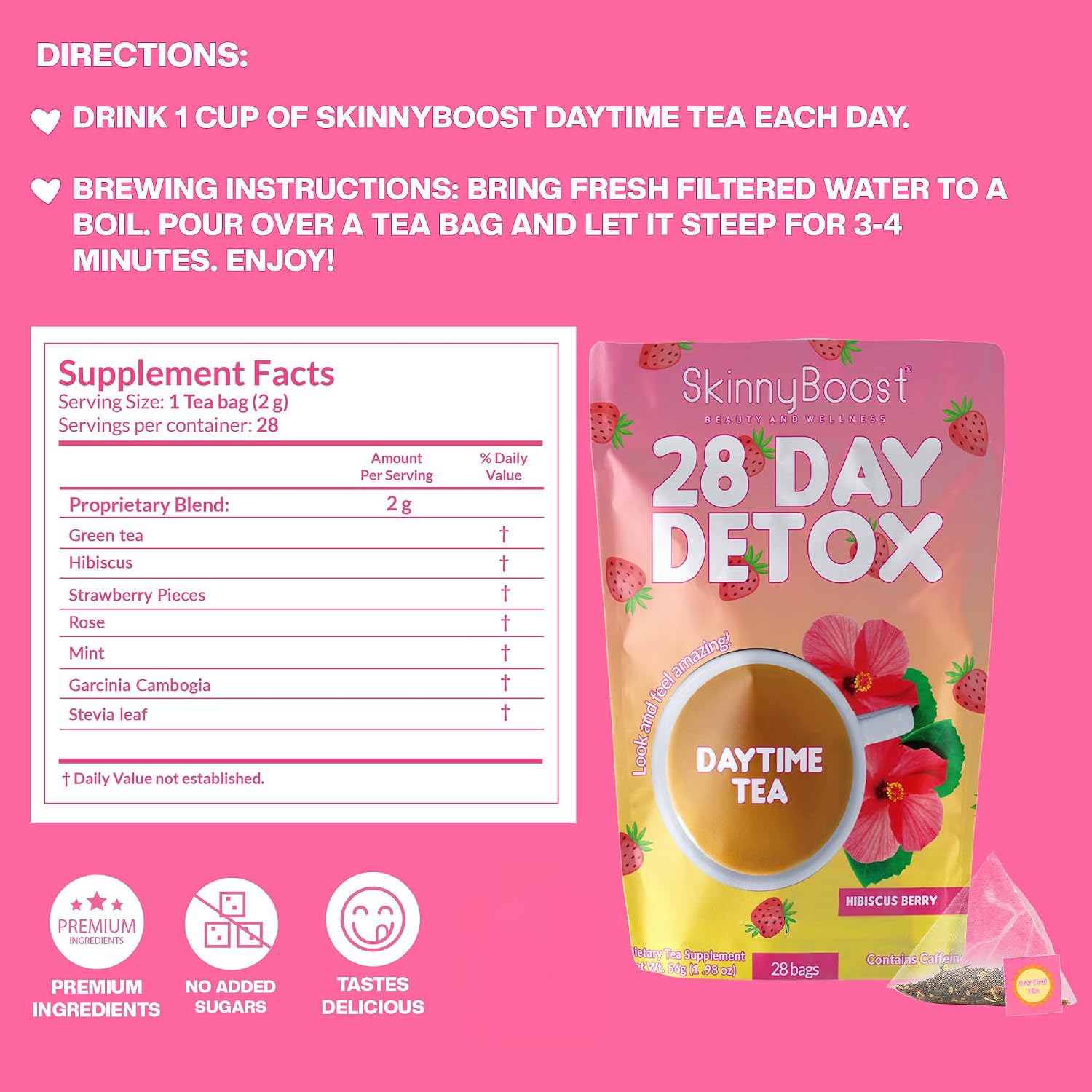 Detalle 2 de SkinnyBoost Detox Tea Kit 2-Pack