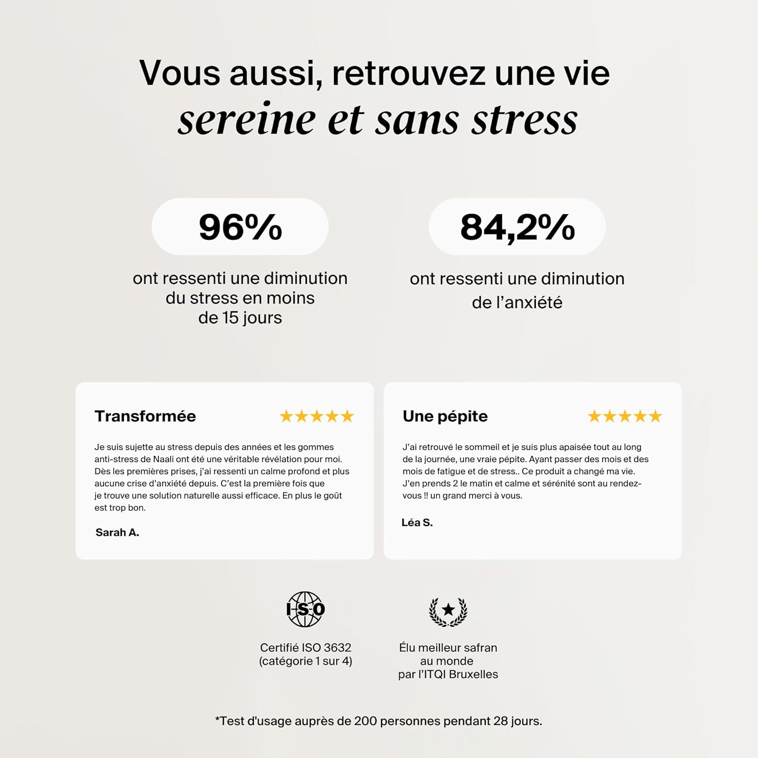 Thumbnail 5 de Naali Gummies Anti Stress au safran et vitamines B (60 gommes, sans sucre) – soutien de l’humeur et énergie mentale