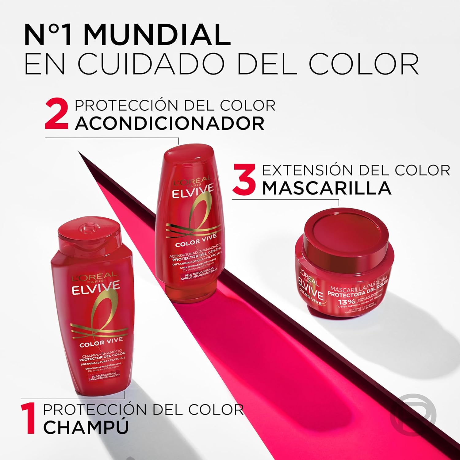 Thumbnail 5 de L’Oréal Paris Elvive Color Vive Champú Protector 1L 💇♀