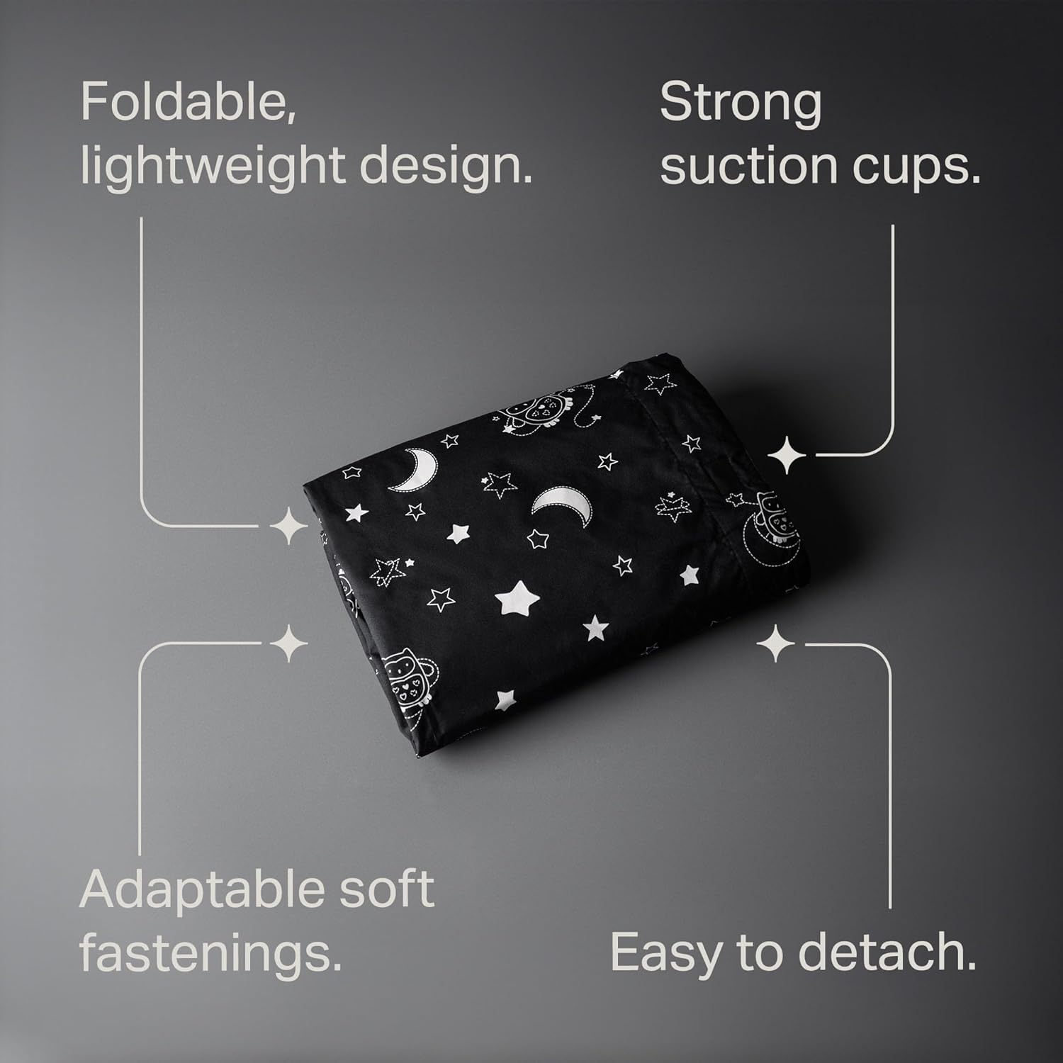 Detalle de Tommee Tippee Sleeptight Portable Blackout Blind with Suction Cups (130 x 198cm)
