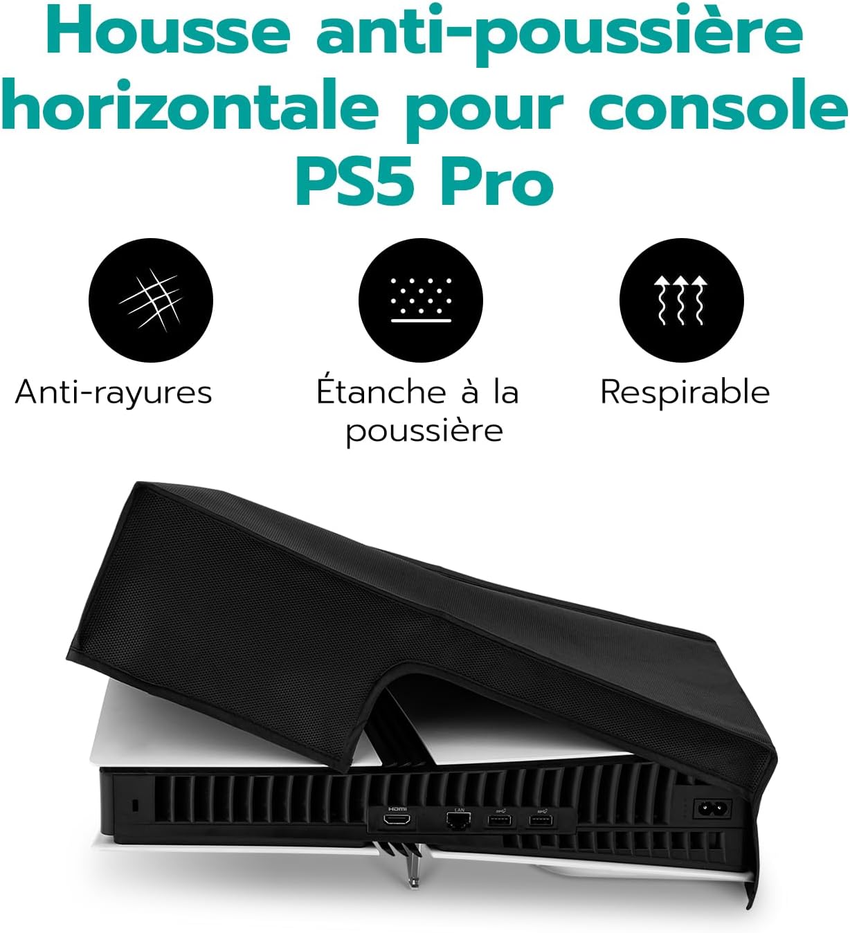 Detalle 2 de Mcbazel Housse PS5 Pro anti-poussière