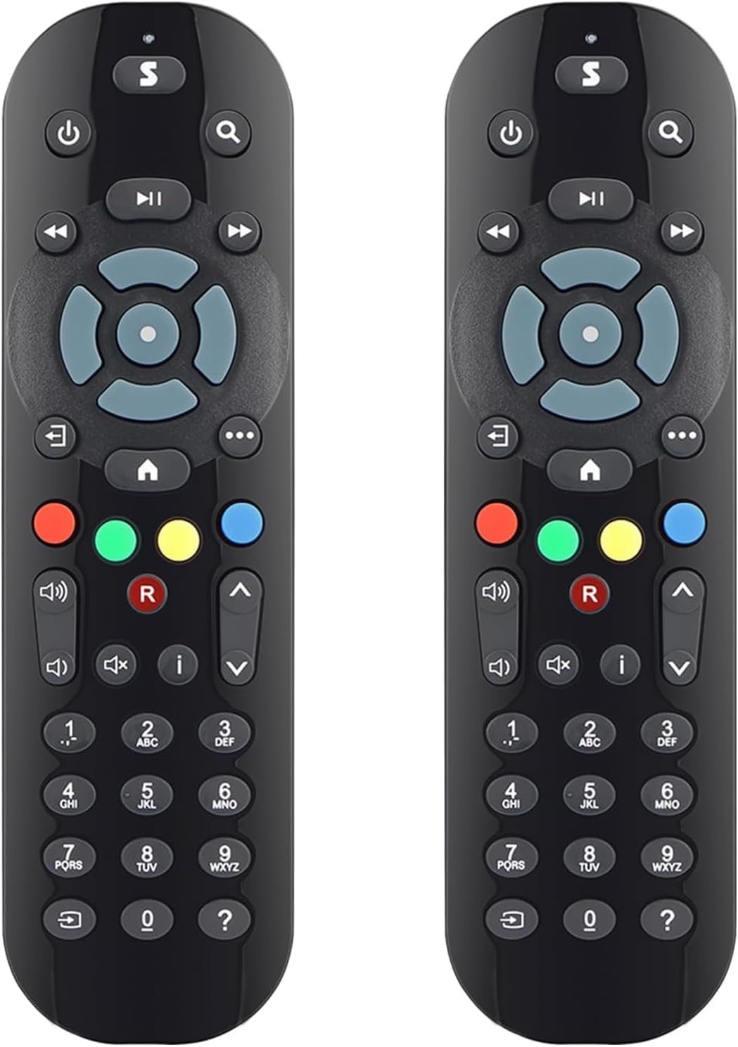 Detalle de Gvirtue (2er Pack) Infrarot-Fernbedienung kompatibel mit Sky Q Box, TV Box, Mini- und Silver Box (ohne Touch, ohne Sprachsteuerung)