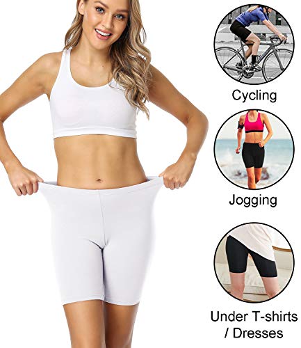 Thumbnail 4 de wirarpa Anti Frottement Cuisse Femme Short sous Robe Panty Coton Shorty Lot de 4 Multicolore XL