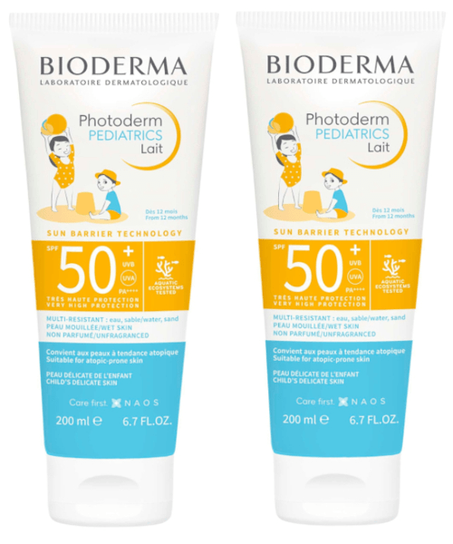 Detalle de Bioderma Photoderm Pediatrics SPF50+ 2x200 ml