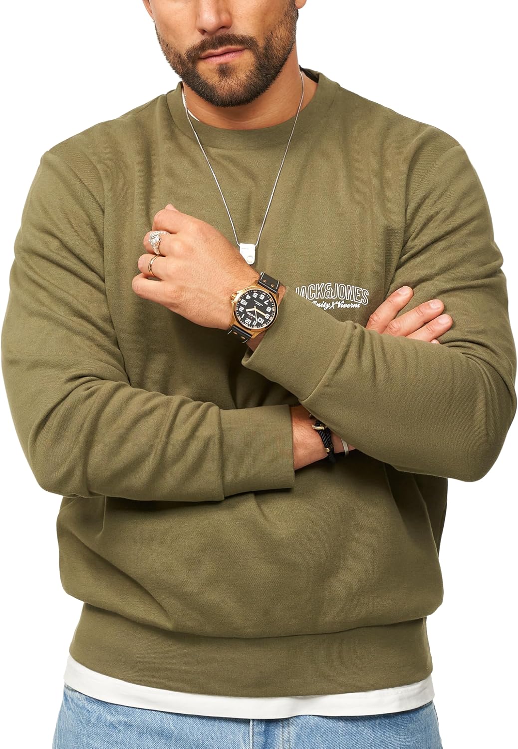 Thumbnail 2 de JACK & JONES Herren Sweatshirt Rundhals