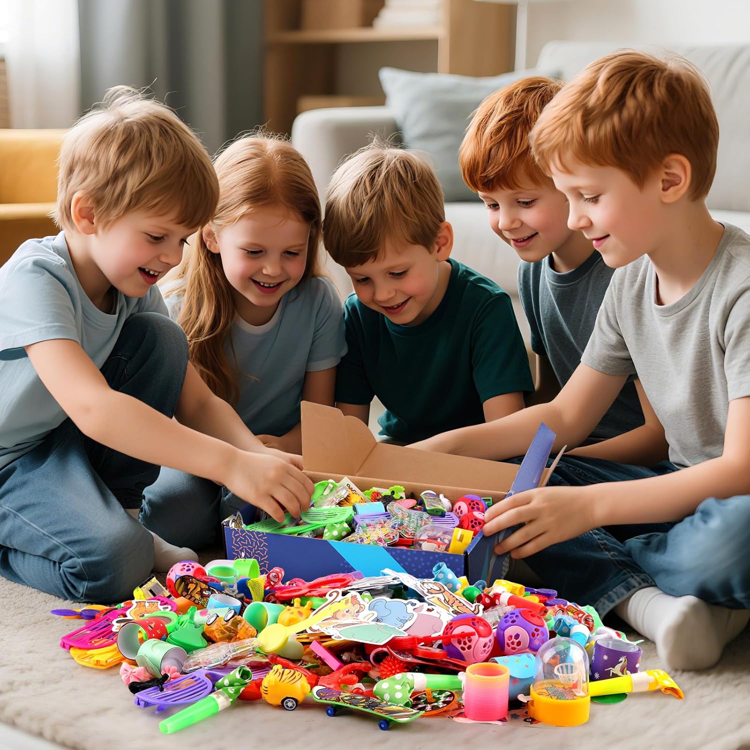Thumbnail 2 de nicknack Party Bag Fillers for Kids 300pcs – 31 Types of Small Toys Bulk