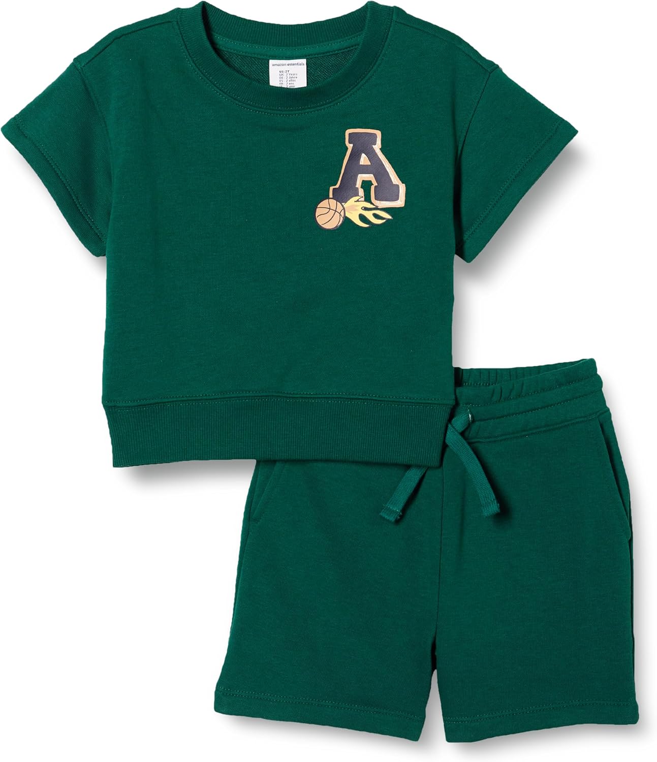 Thumbnail 6 de Amazon Essentials Boy's Relaxed Fit Sweatshirt and Shorts Set