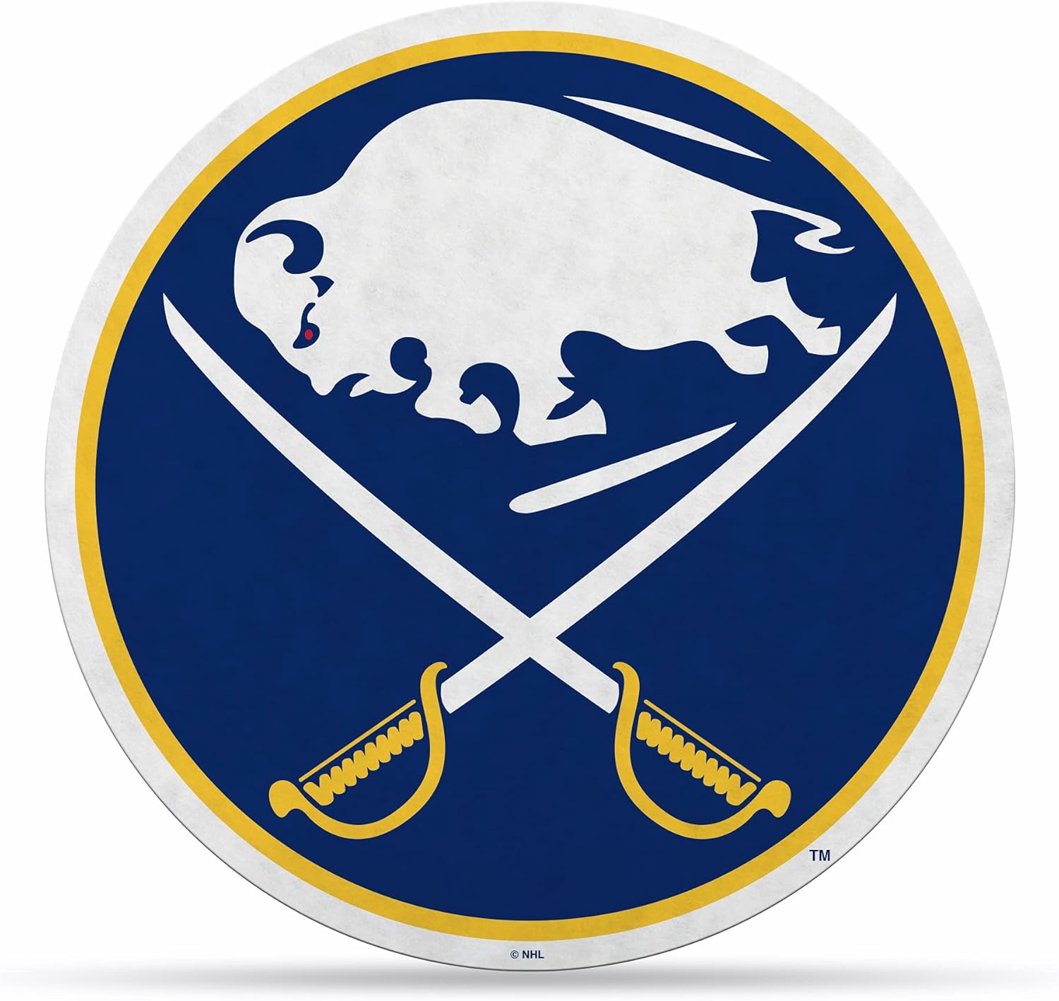 Detalle 2 de NHL Rico Industries Felt Pennant-Shaped Wall Décor (18" x 18") — Soft Felt EZ to Hang
