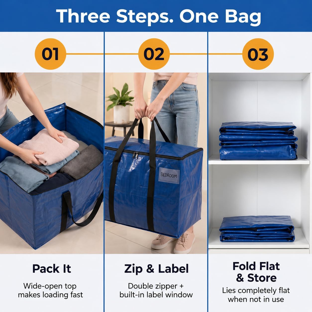 Thumbnail 4 de ClearSpace Heavy Duty Moving Boxes 6 pack