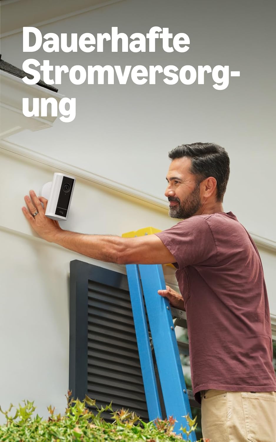 Thumbnail 6 de Ring Spotlight Kamera Pro (Spotlight Cam Pro, neueste Generation) – Außenkamera mit Netzteil, retinal 4K, 10x-Zoom und 600 Lumen