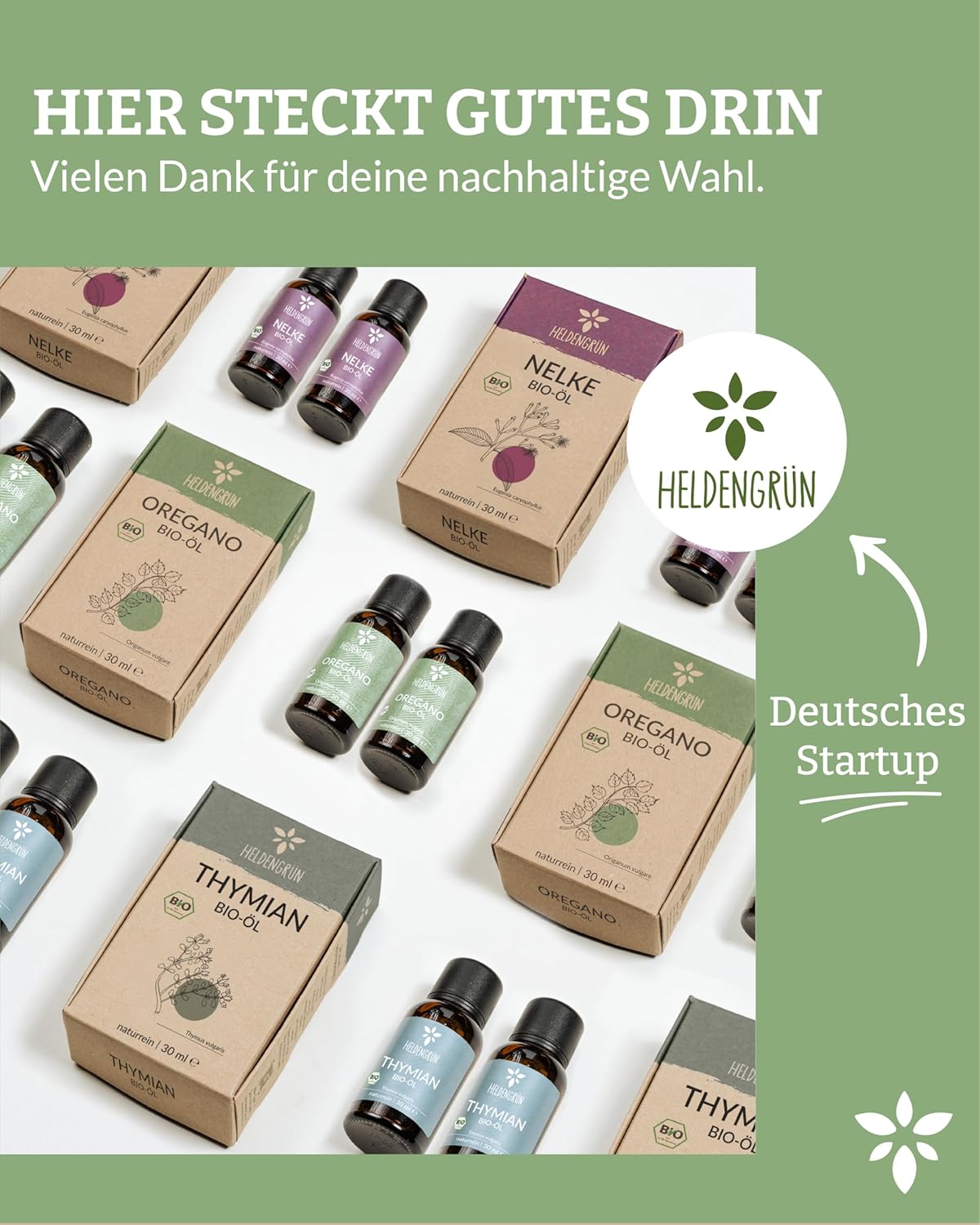 Thumbnail 5 de Heldengrün BIO Oregano Öl 82% Carvacrol