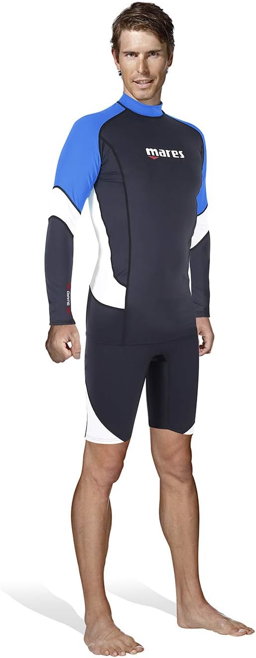 Detalle 2 de Mares Trilastic męska koszulka rash guard, długi rękaw, ochrona 50+