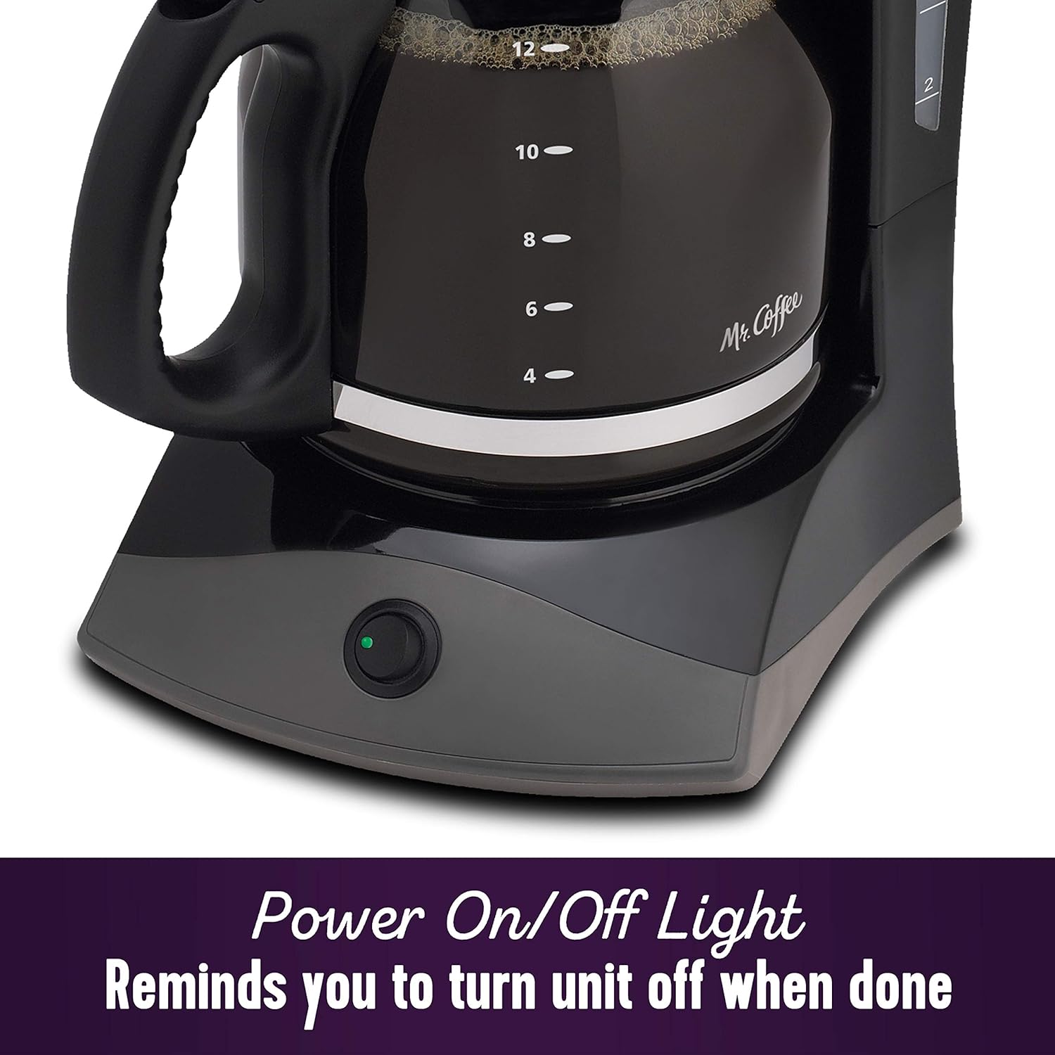 Detalle 1 de Mr. Coffee 12-Cup Coffee Maker, Auto Pause