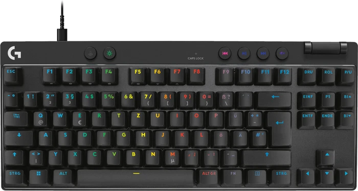 Thumbnail 9 de Logitech G Pro X TKL Rapid Gaming-Tastatur Schwarz QWERTZ – kompakt, kabelgebunden, magnetisch-analoge Switches