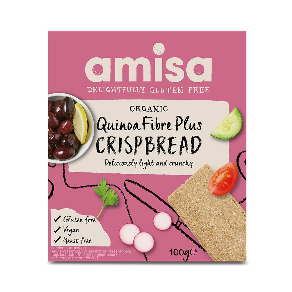 Amisa Bio-Quinoa-Fibre-Plus Knäckebrot 12x100g 🥖