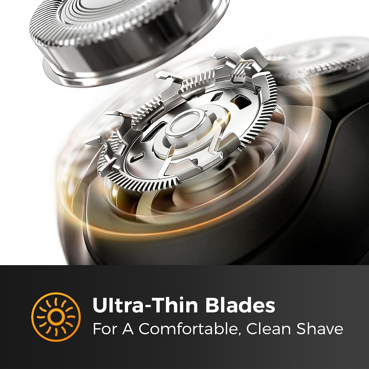 Detalle 2 de DOAO 100% waterproof rotary razor 9000RPM