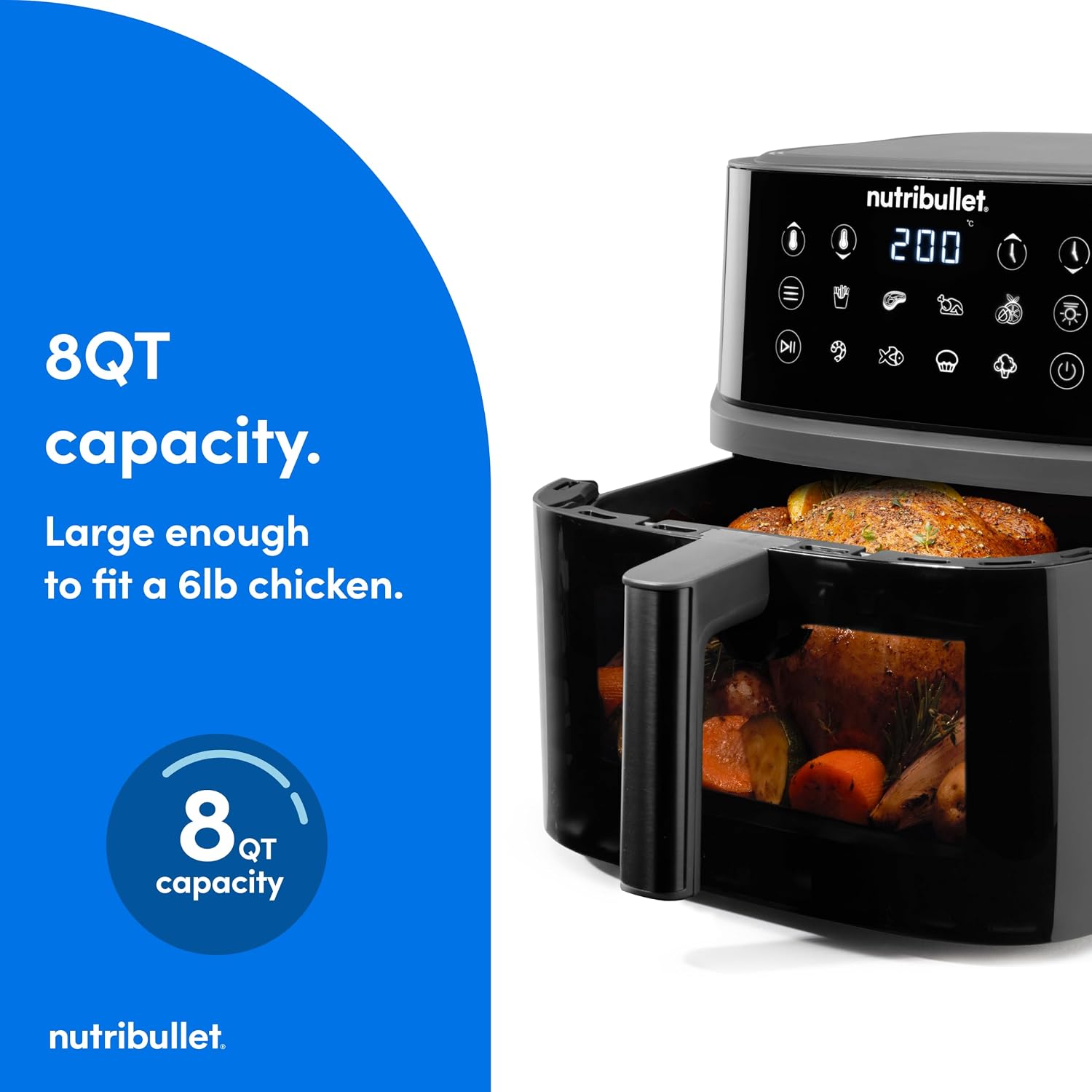 Detalle de nutribullet Air Fryer 8-Qt