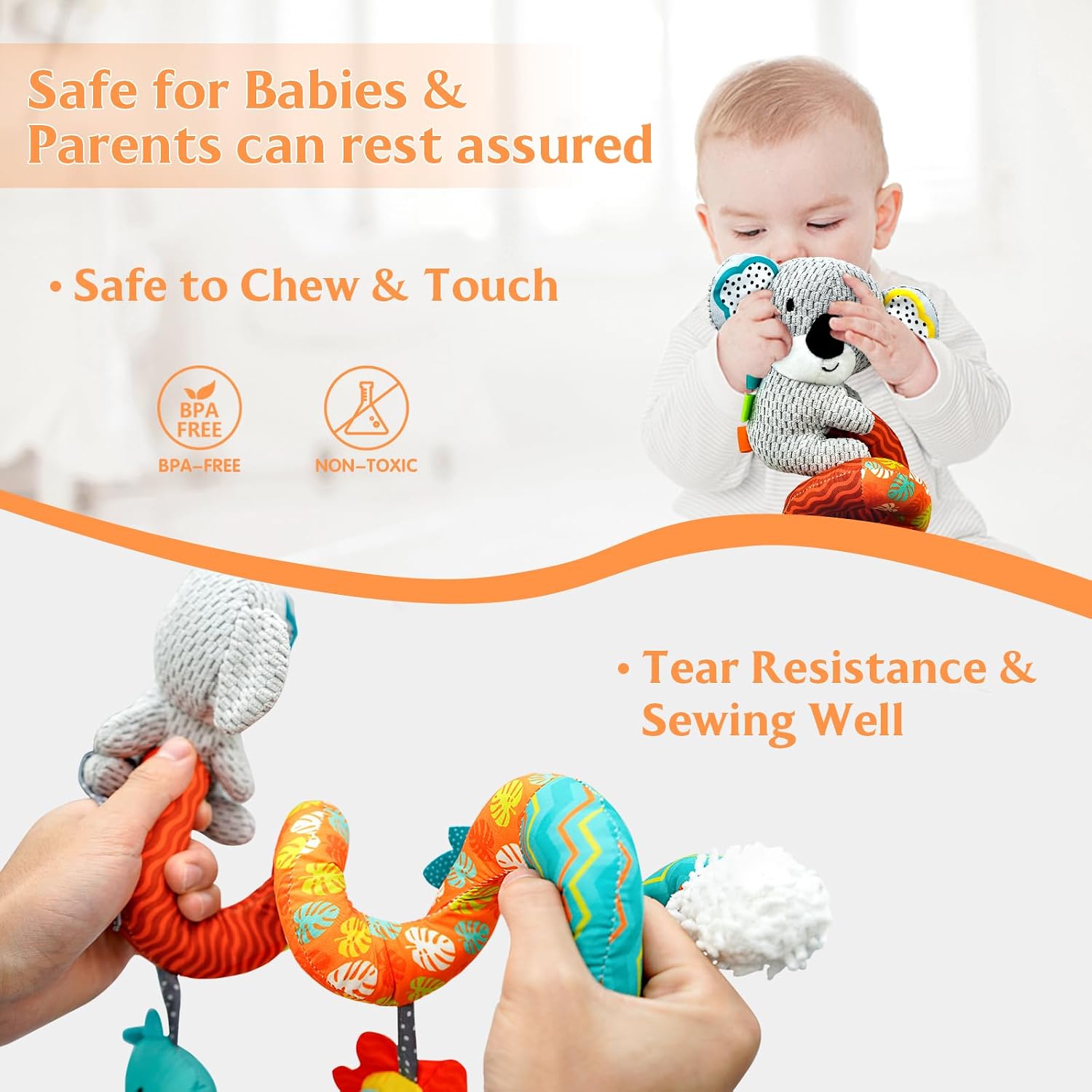 Thumbnail 3 de XIXILAND pram toys for babies 0-6 months