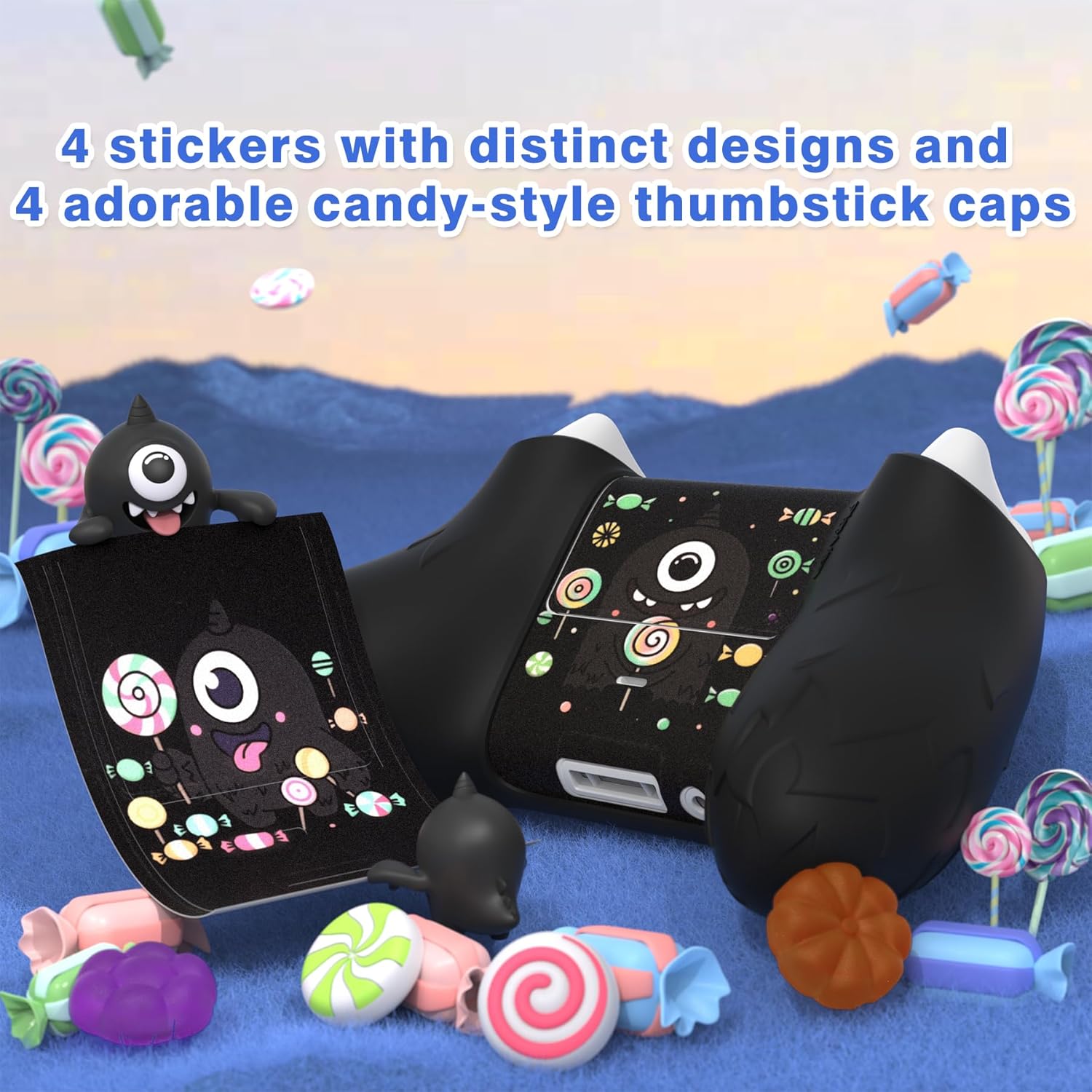 Thumbnail 6 de playvital MonoEye Monster Silicone Cover for Xbox Series X|S Controller – Black