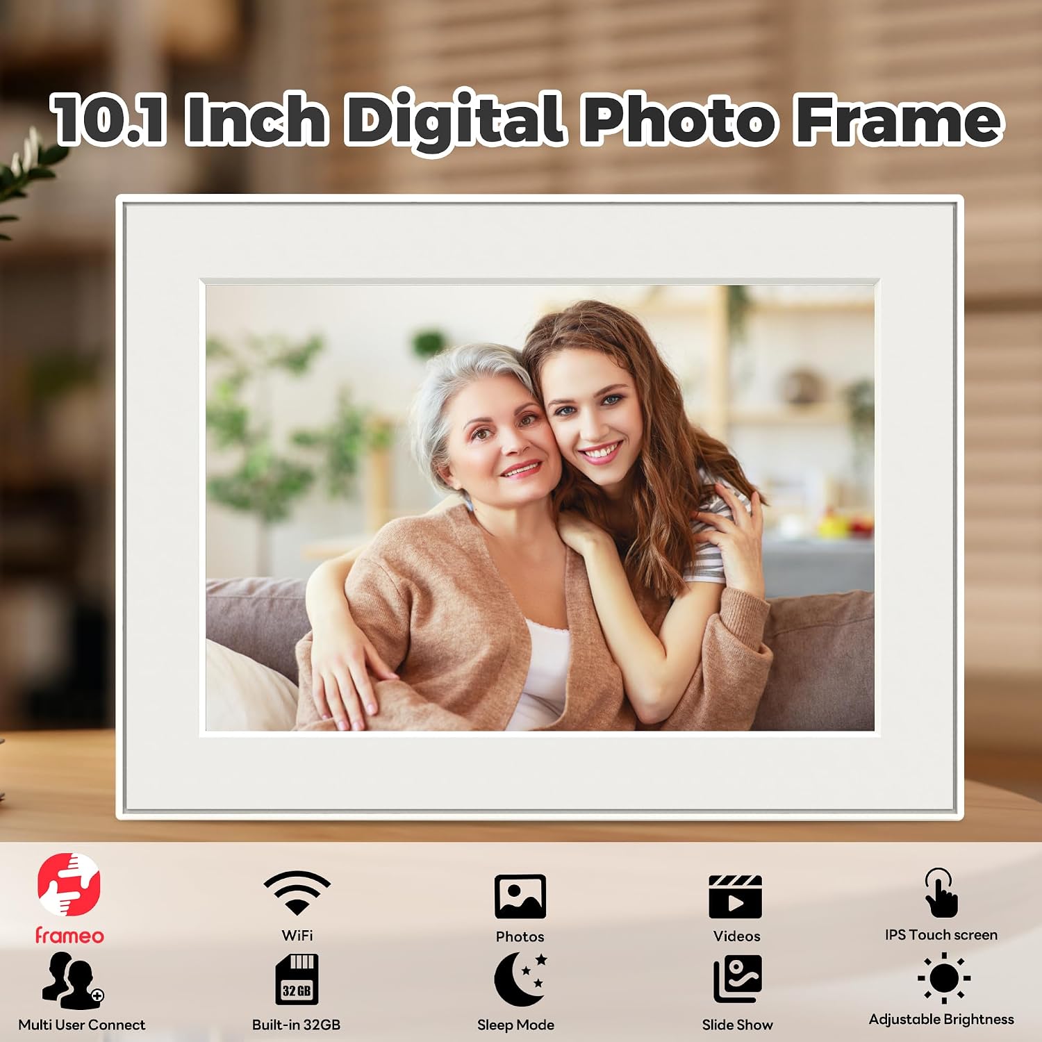 Detalle 2 de Frameo 10.1 Inch Digital Photo Frame 32GB