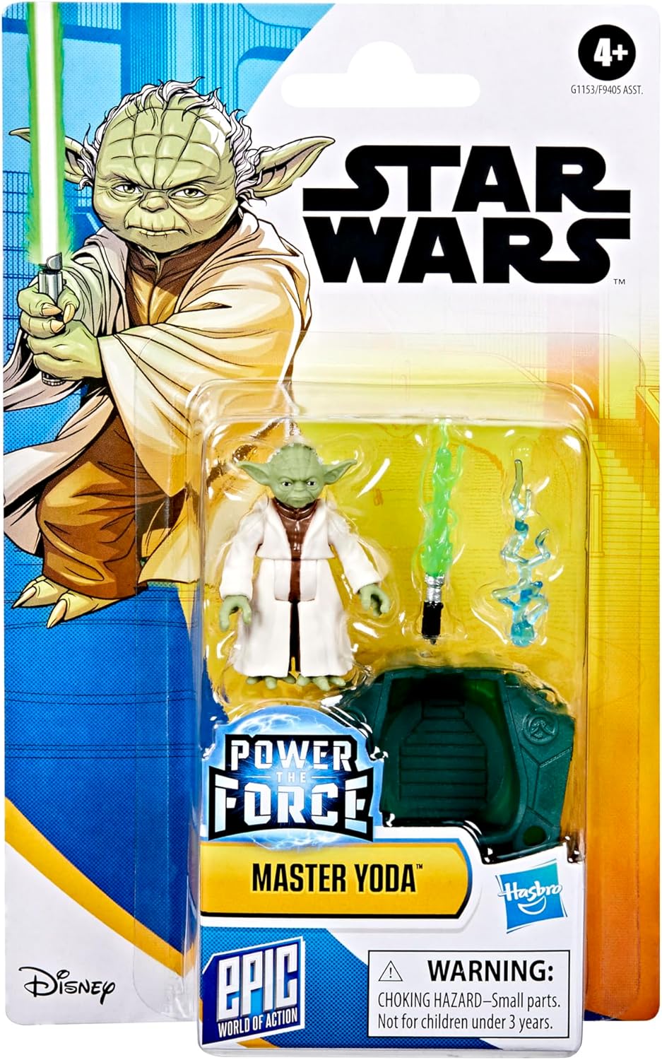 Thumbnail 1 de Star Wars Epic World of Action – Maître Yoda, figurine 10 cm avec sabre laser
