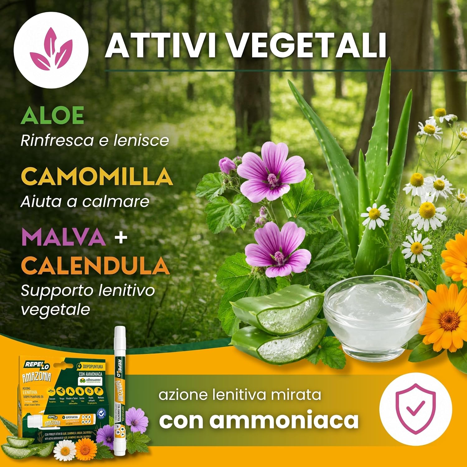 Thumbnail 3 de Albagarden Amazonia Dopopuntura Penna 12ml: sollievo rapido per punture di insetti e irritazioni cutanee