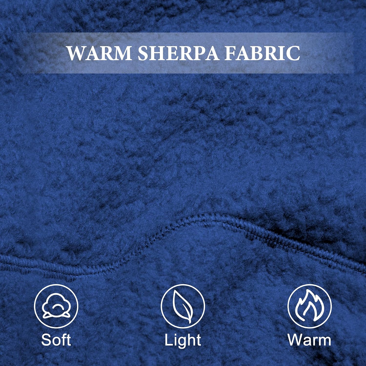 Thumbnail 6 de Keeliya Women's Quarter-Zip Sherpa Fleece Pullover, Polyester Mock Neck