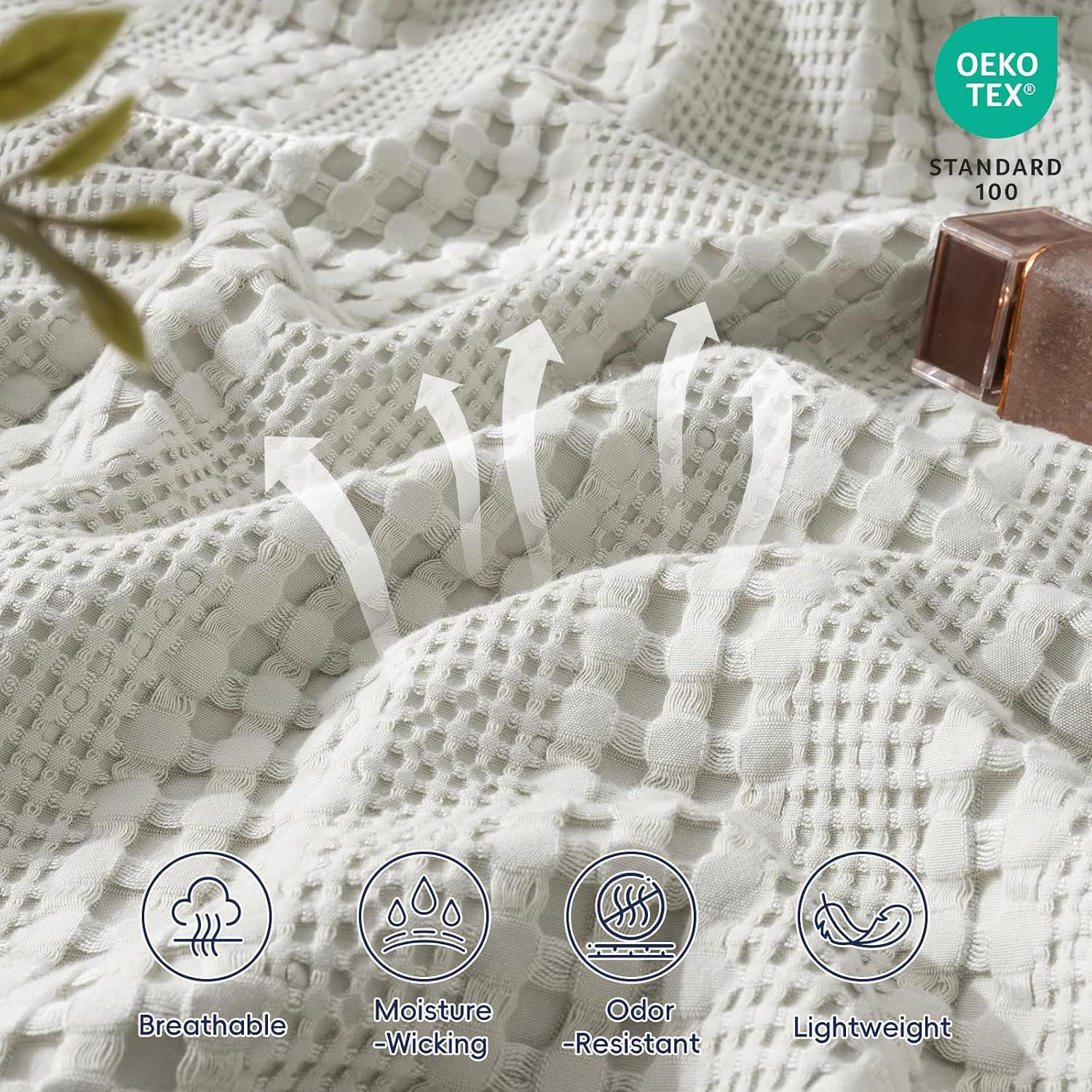 Thumbnail 3 de PHF Waffle Blanket Queen Size