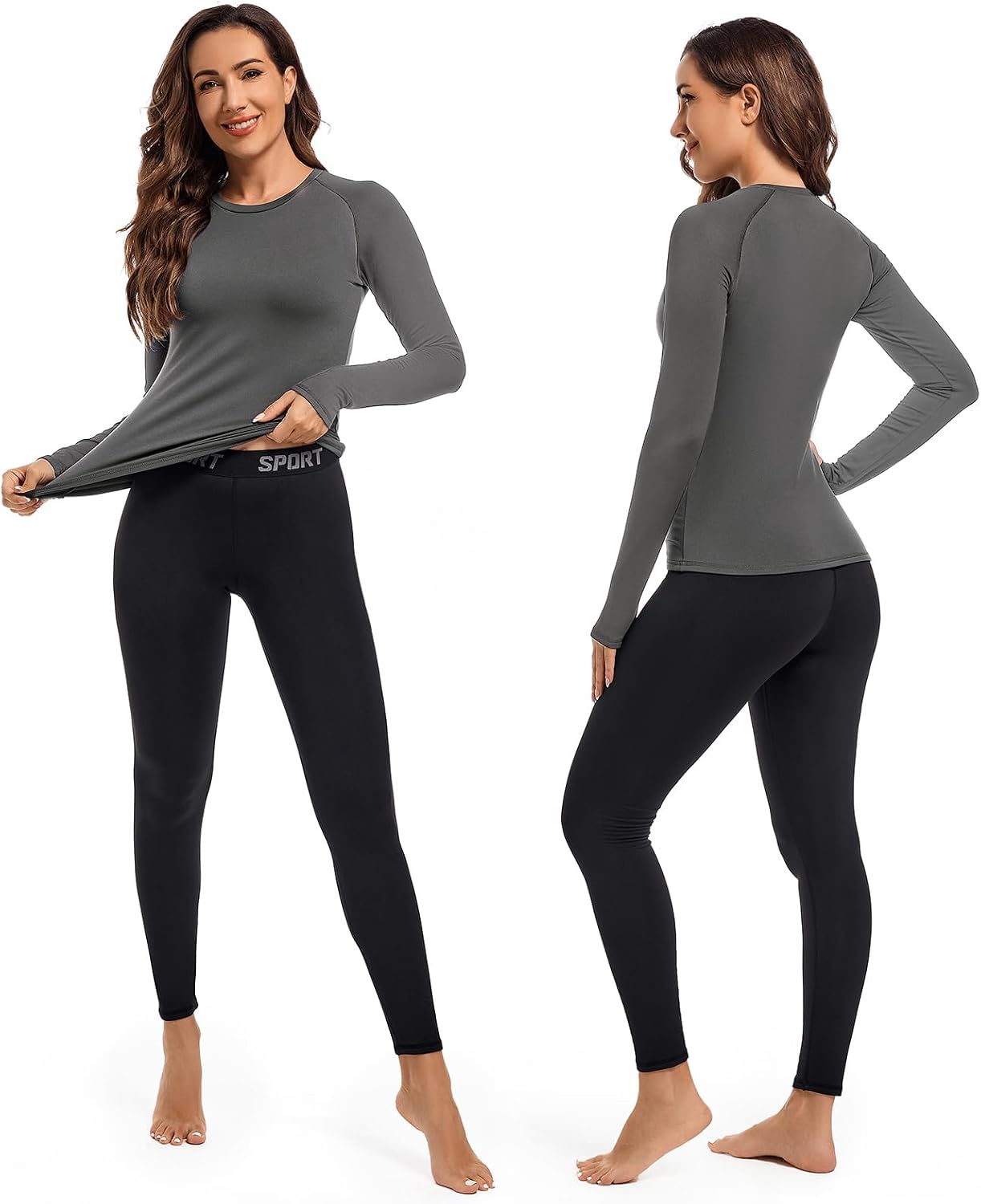 Thumbnail 6 de Leeboom Thermounterwäsche Damen Set 90% Polyester 🧣