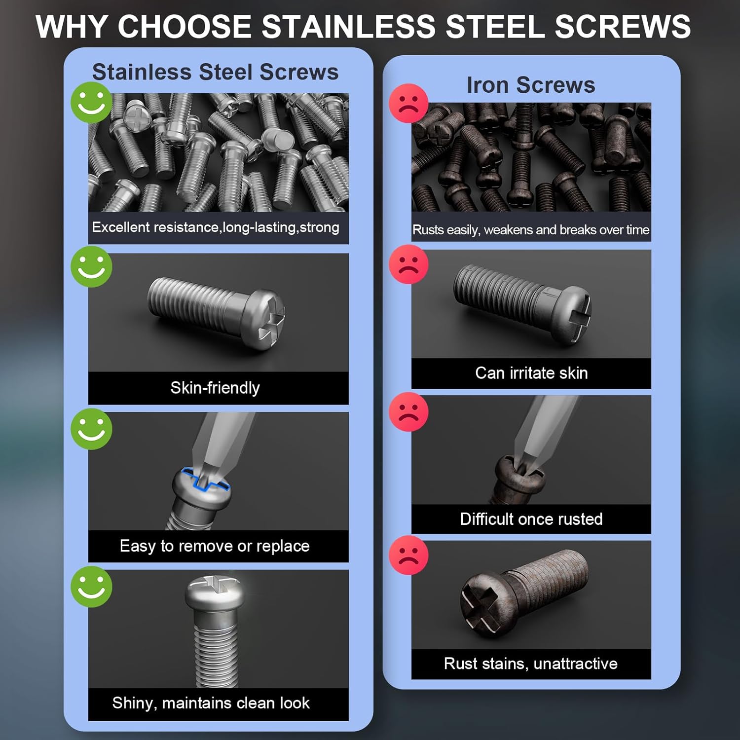 Detalle de STREBITO Glasses Repair Kit: All-in-One Eyeglass Fix It Yourself System