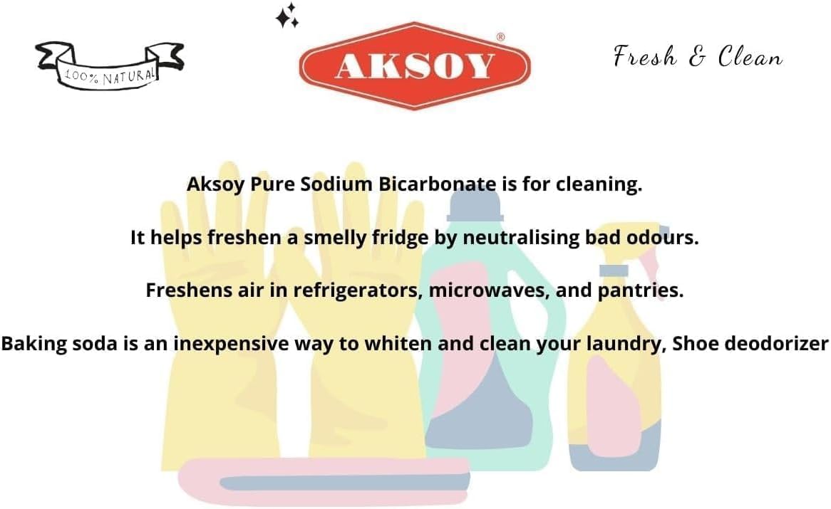 Thumbnail 6 de Aksoy Baking Soda 1KG for Cooking and Cleaning